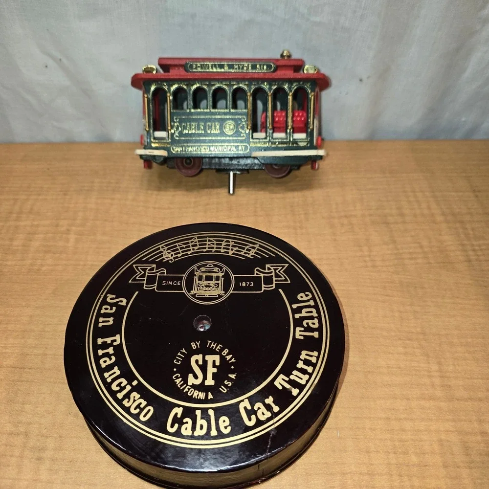 San Francisco Musical Cable Car Vintage I LEFT MY HEART IN‎ SAN FRANCISCO